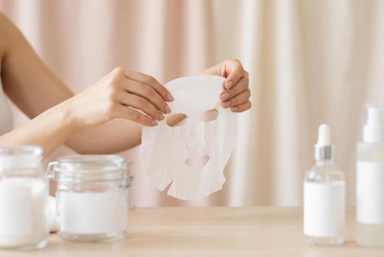 Plátýnkové pleťové masky: výběr, aplikace na pleť, doba působení