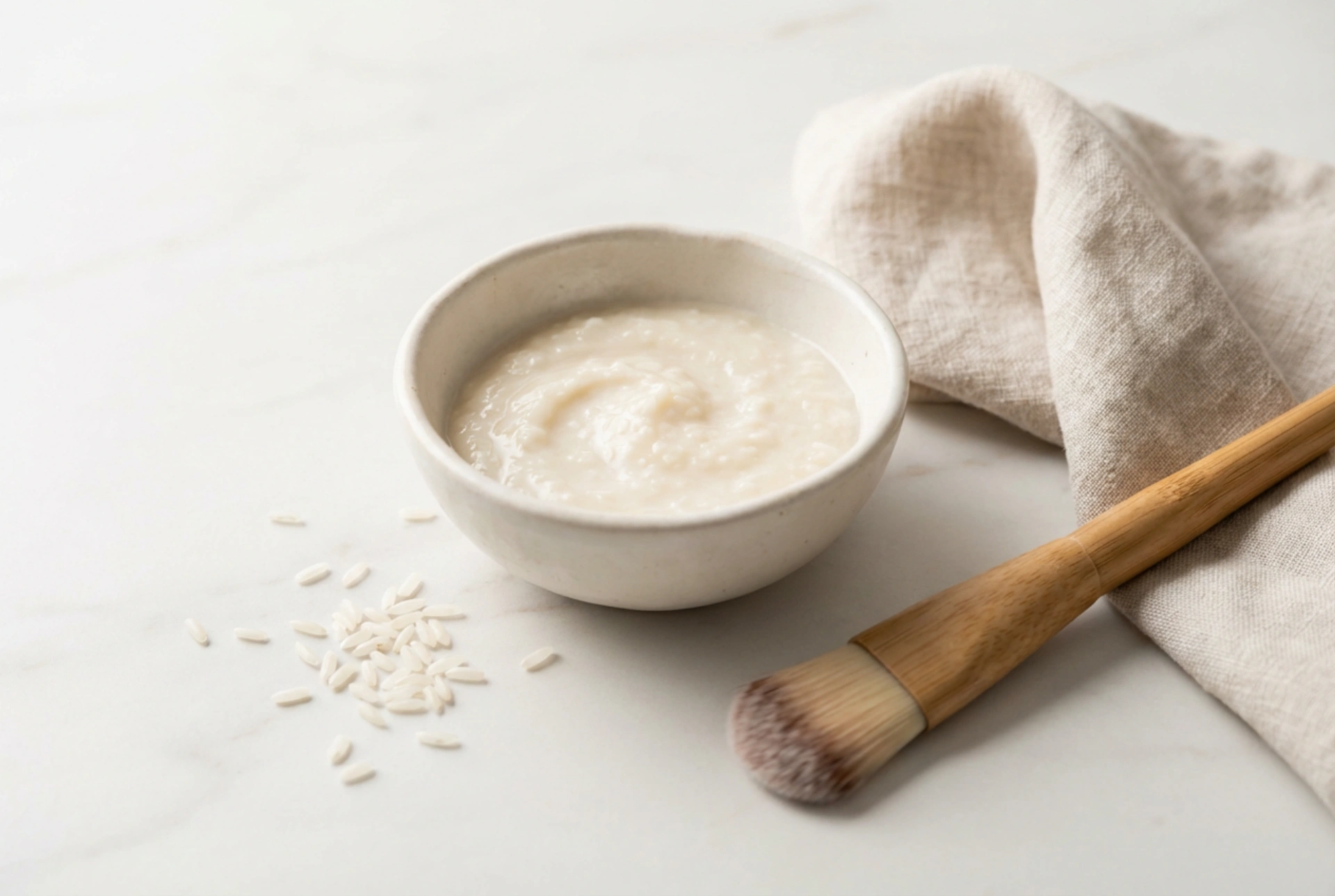 Rozjasňující rýžová maska: příprava, konzistence a aplikace