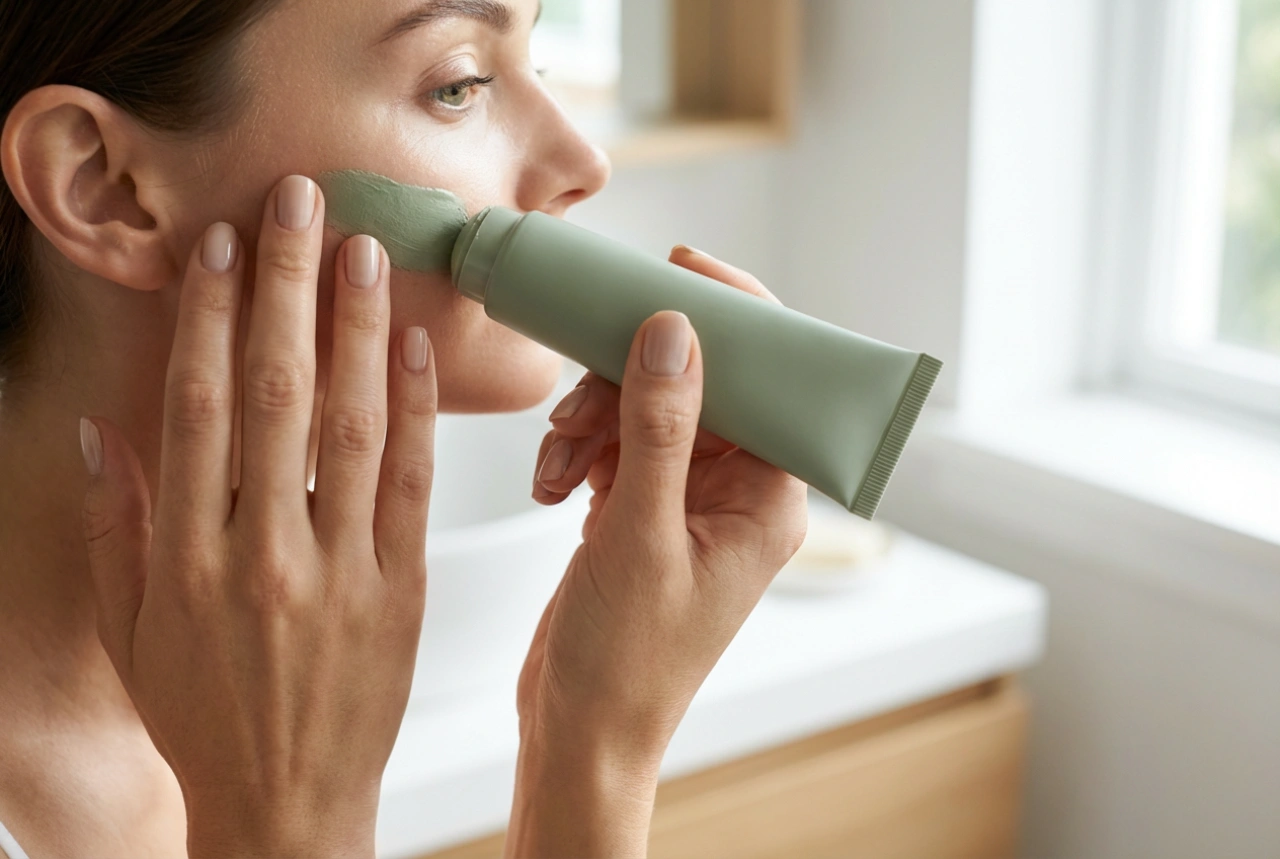 Maska v tyčince v praxi: aplikace, zóny obličeje, odstraňování