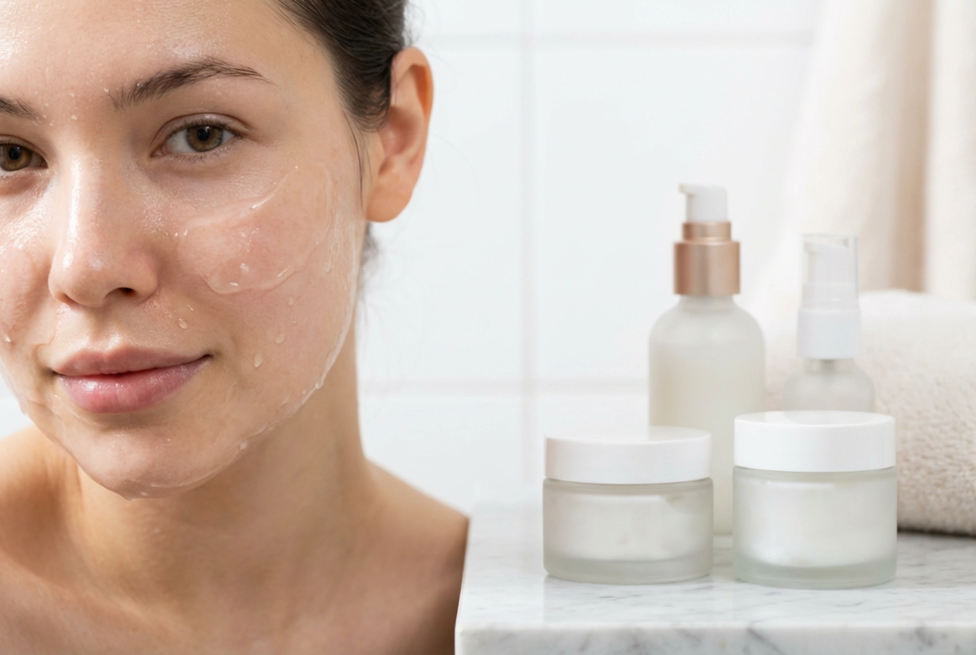 Maska s kyselinou hyaluronovou: intenzivní hydratace a vrstvení