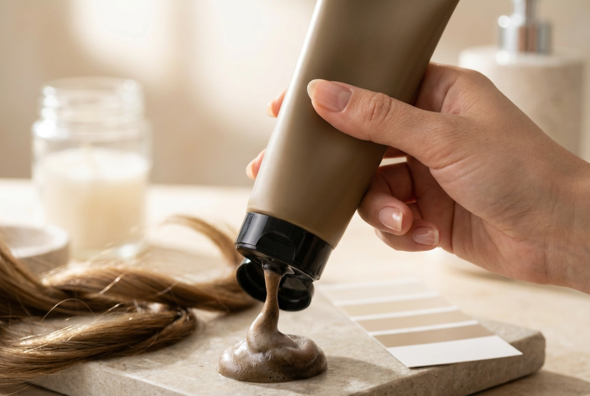 Barvicí šampon tmavá blond: výběr odstínu a aplikace