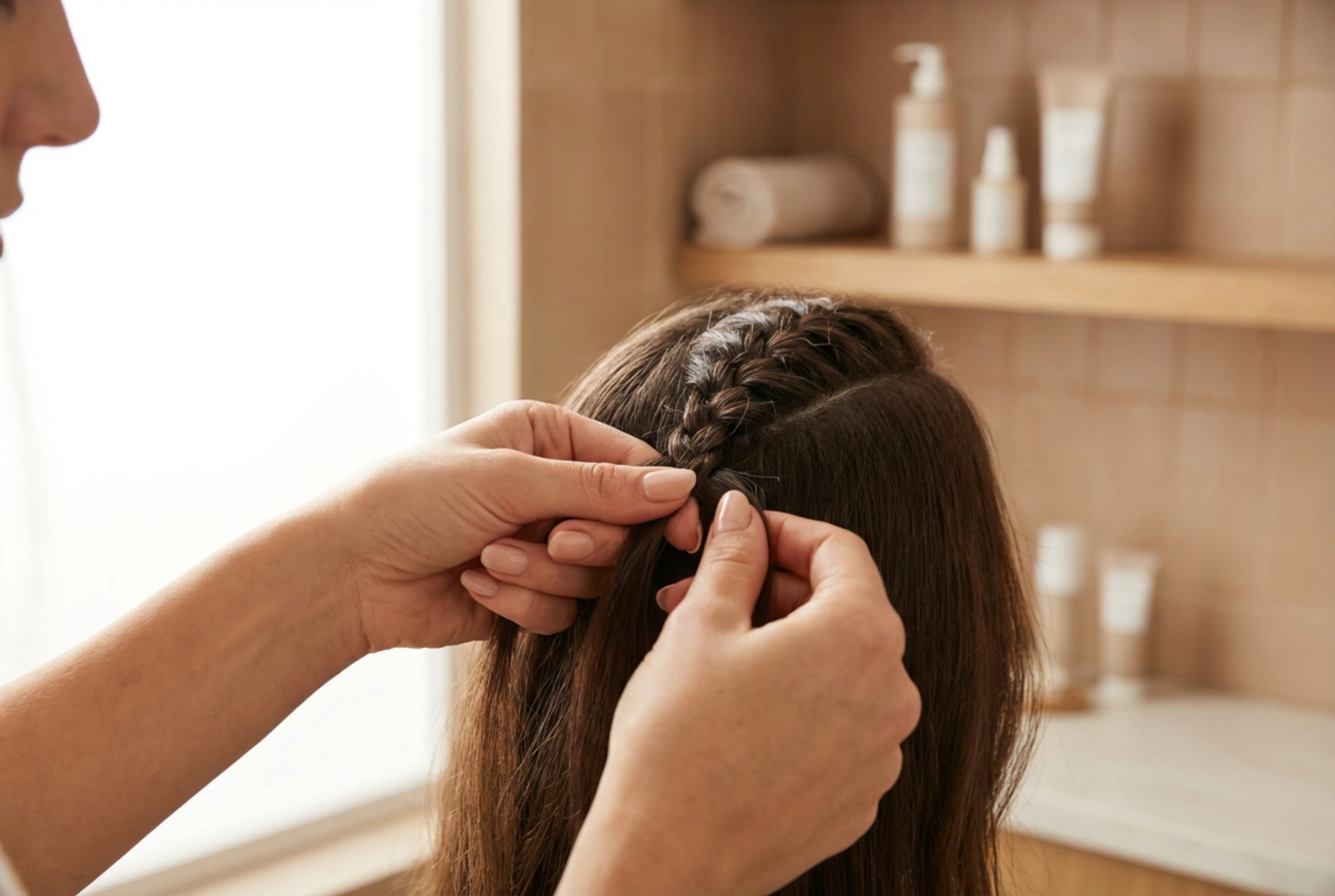 Malé copánky, velký efekt: účes s copánky krok za krokem