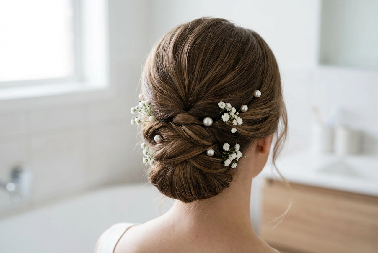 Svatební účesy: příprava, fixace a trvanlivost krok za krokem