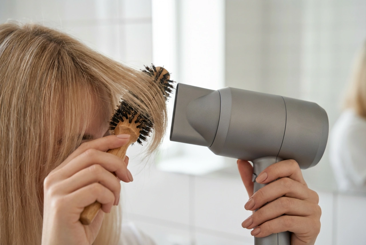 Ofina na stranu krok za krokem: výběr tvaru, foukání a styling