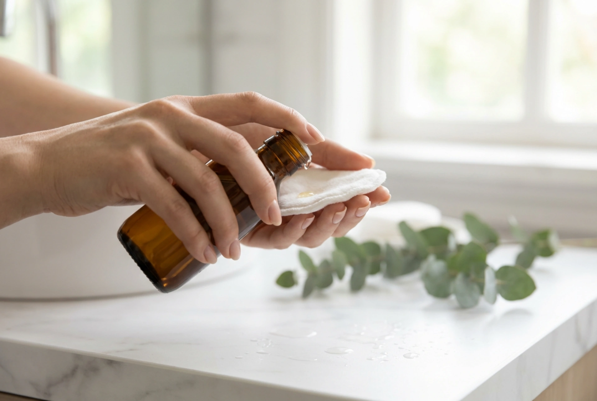 Odličování očí odličovacím olejem: jemná technika krok za krokem