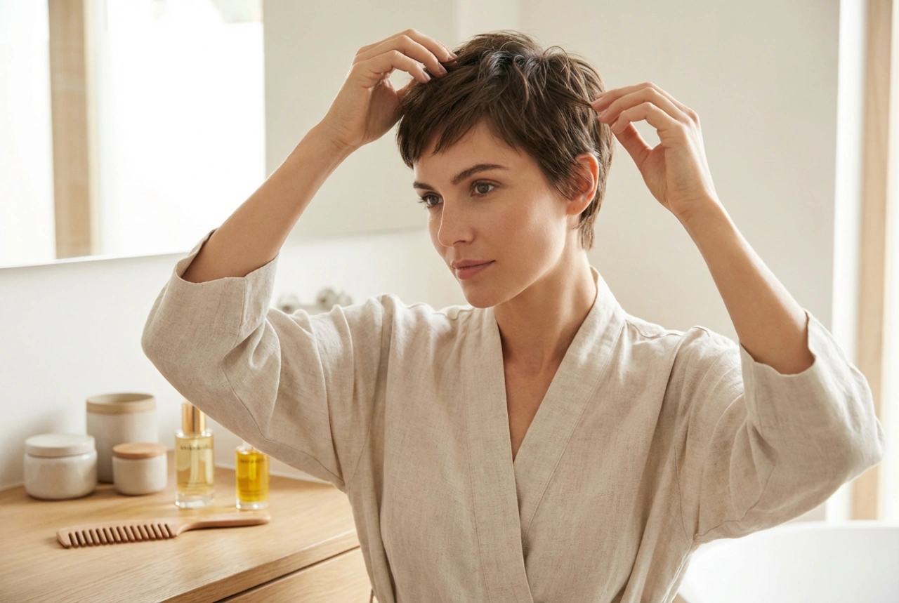 Krátký dámský účes: jak vybrat pěšinku, sušit a dokončit