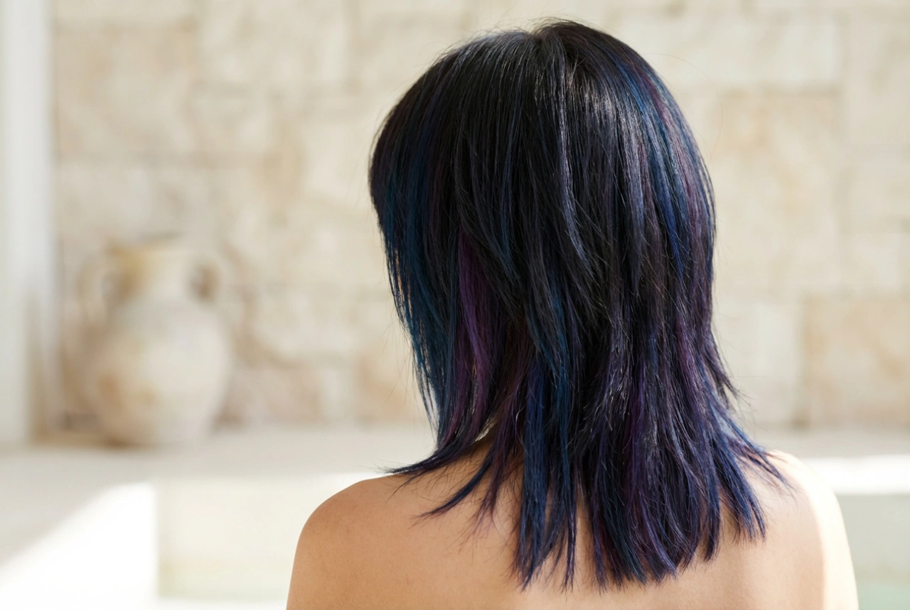 Dámský emo účes: vrstvený střih, styling a péče o barvu