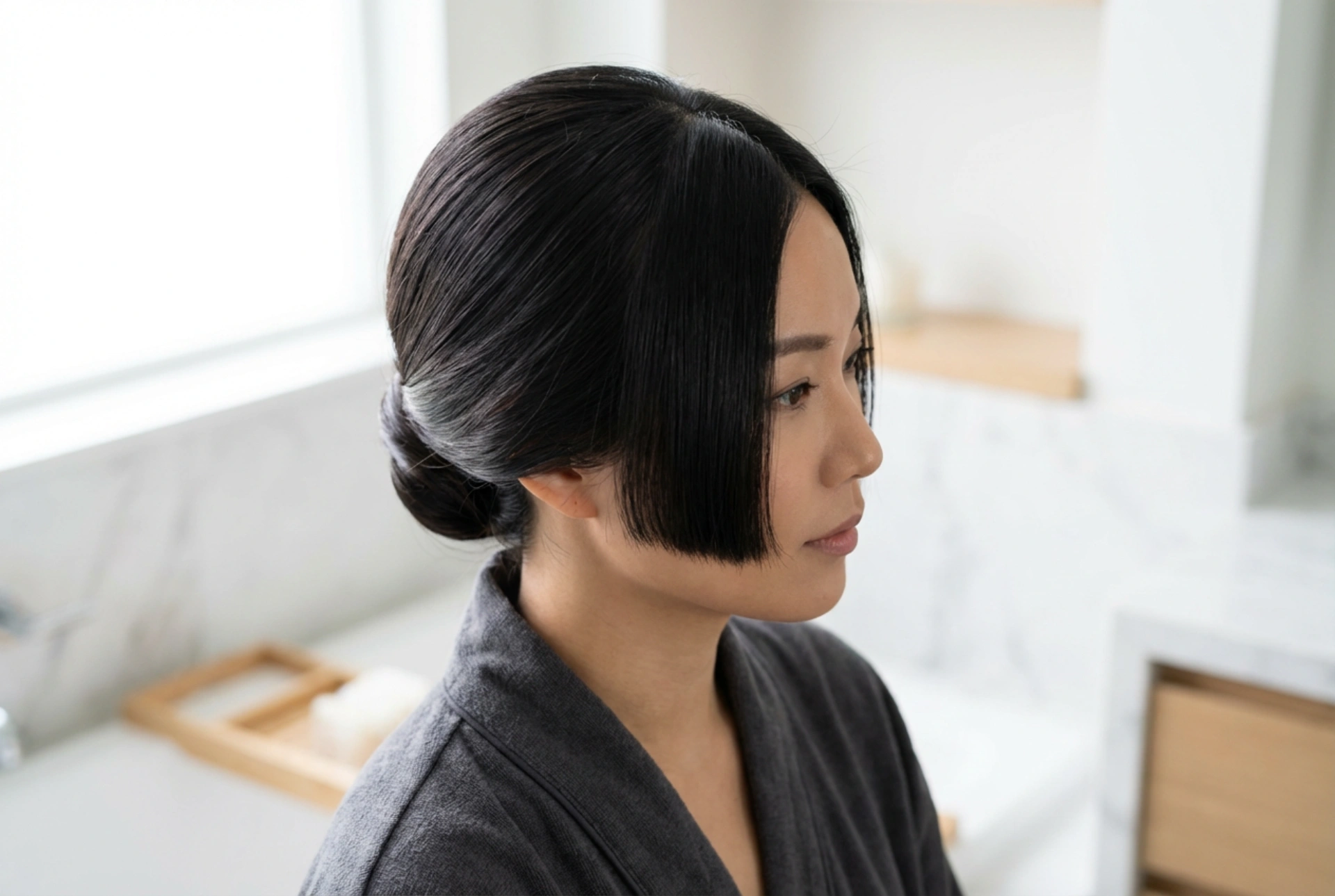 Japonské účesy: Hladké drdoly a střih hime cut inspirovaný Japonskem