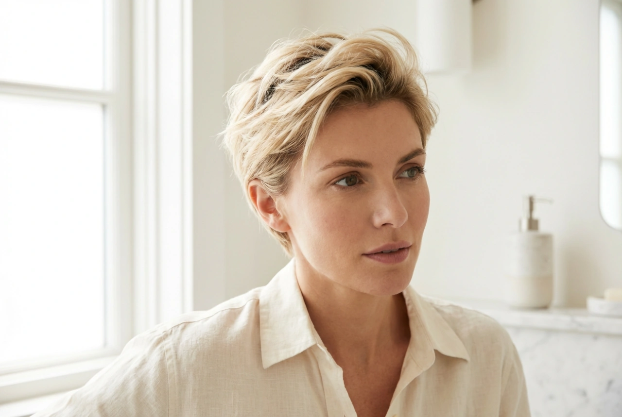 Krátký pixie sestřih s objemem: průvodce krok za krokem