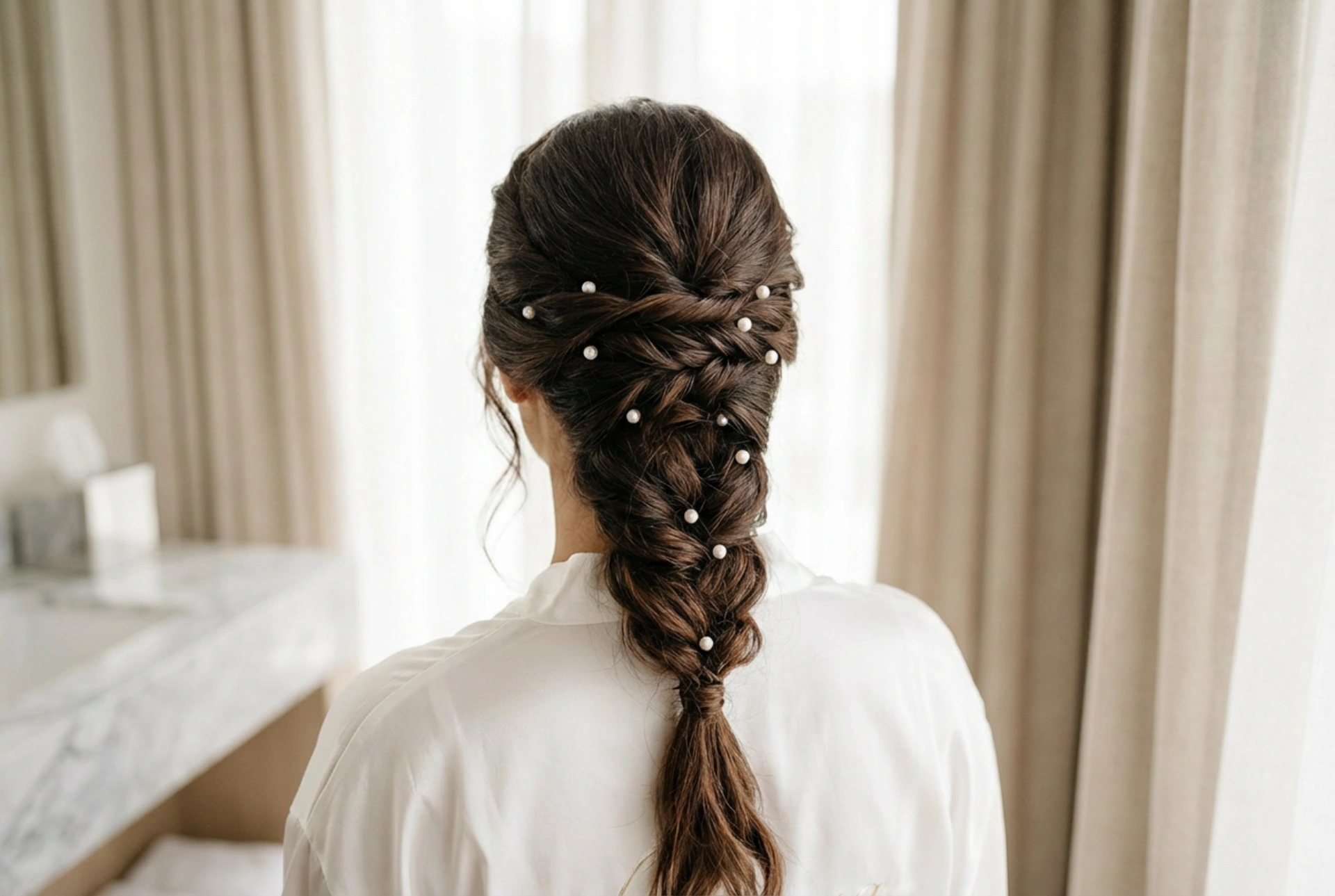 Účes pro velký den: svatební účes pro dlouhé vlasy: trvanlivé výčesy