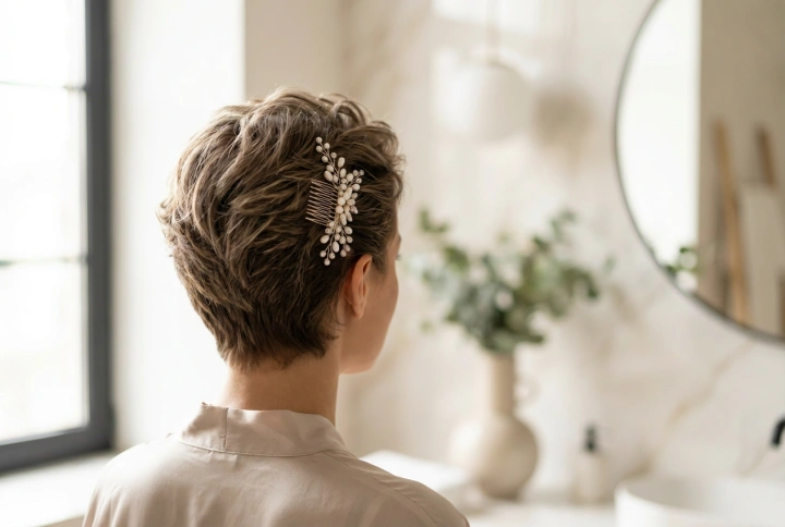 Svatební účesy z krátkých vlasů: Jak na elegantní styling