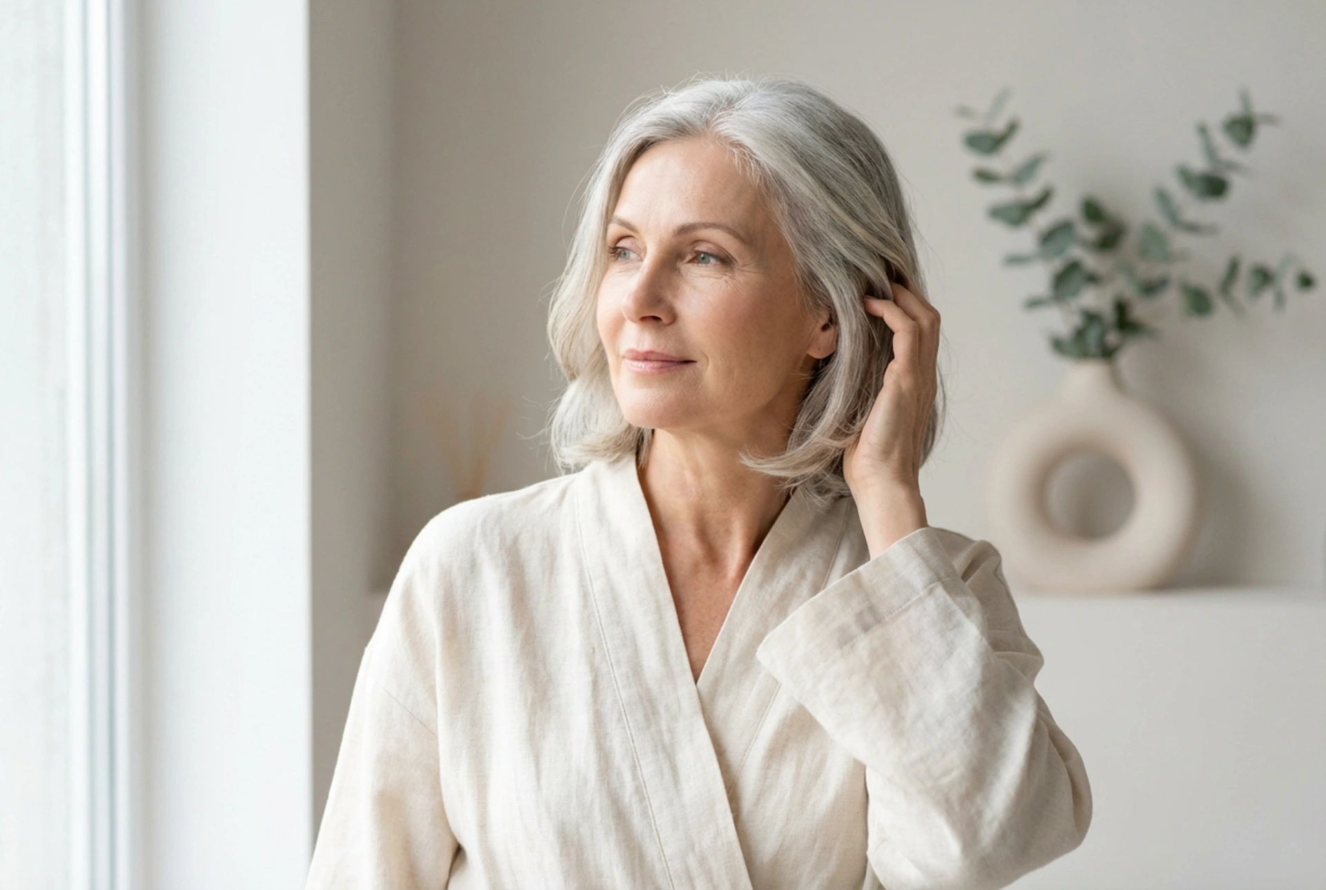 Účesy pro ženy po šedesátce: jemné střihy a snadný styling