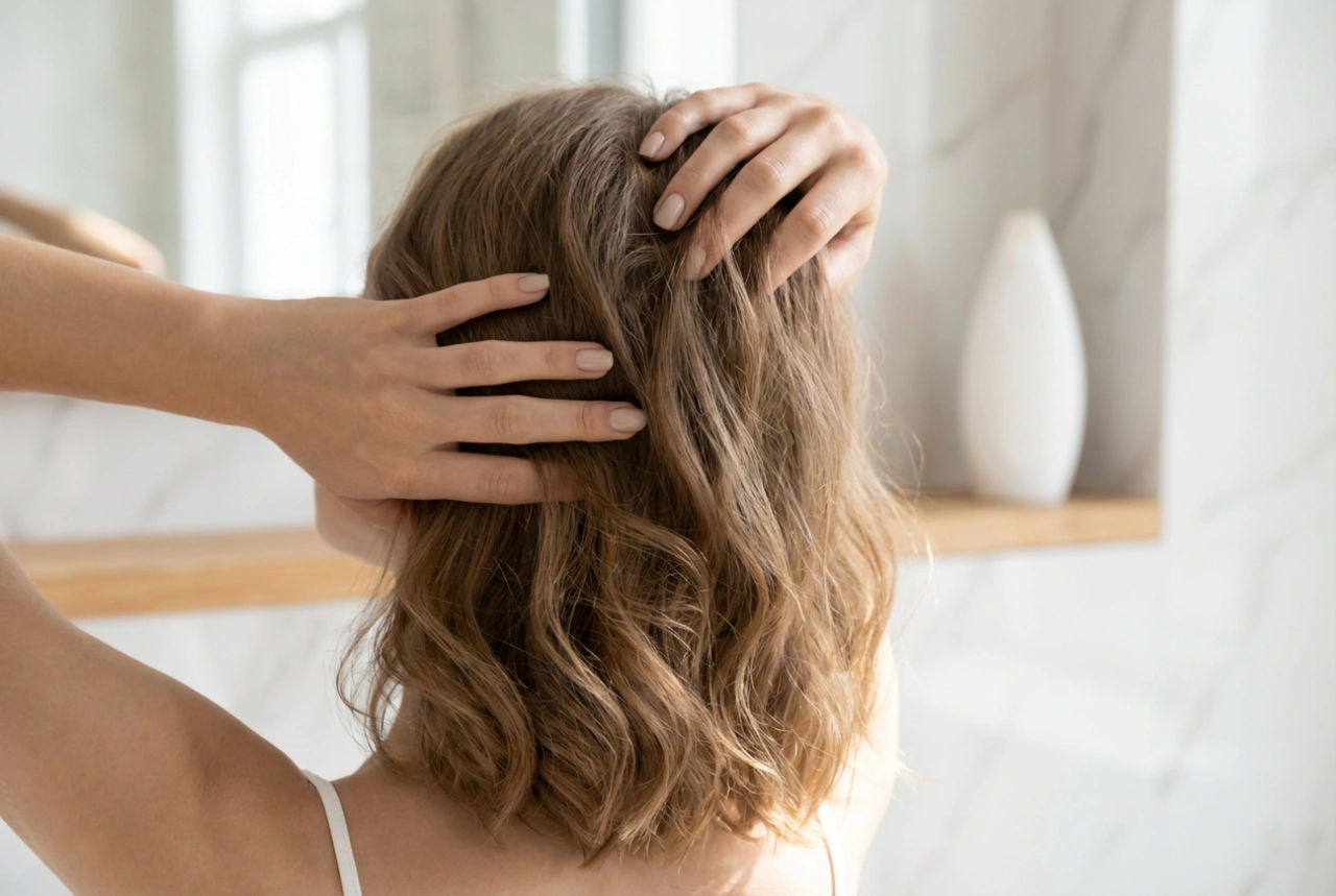 Účesy pro jemné vlasy po ramena: Objem krok za krokem