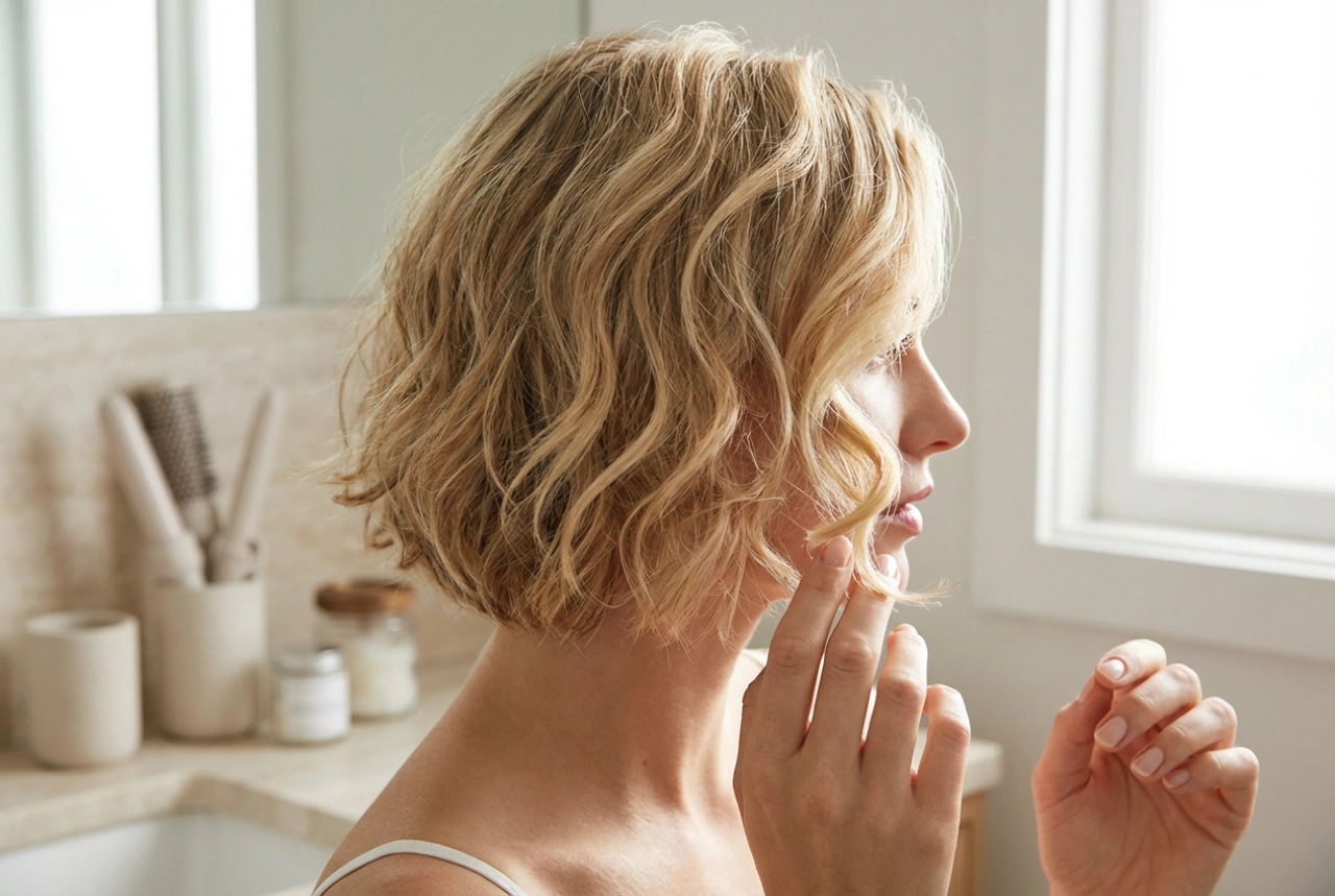 Krátké vlnité vlasy: Účes krok za krokem pro trvalý efekt