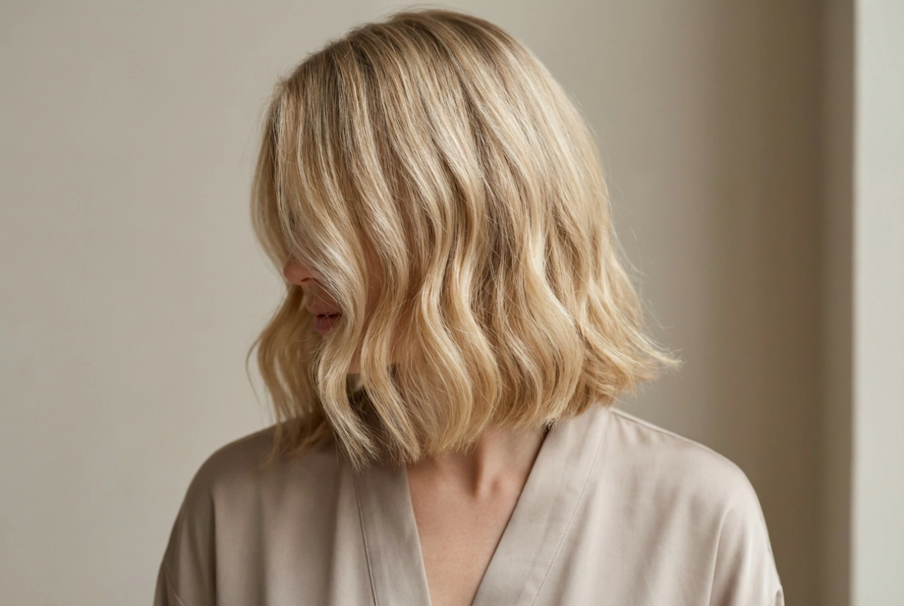Účes podle Małgorzaty Kożuchowské: střih, textura a každodenní styling