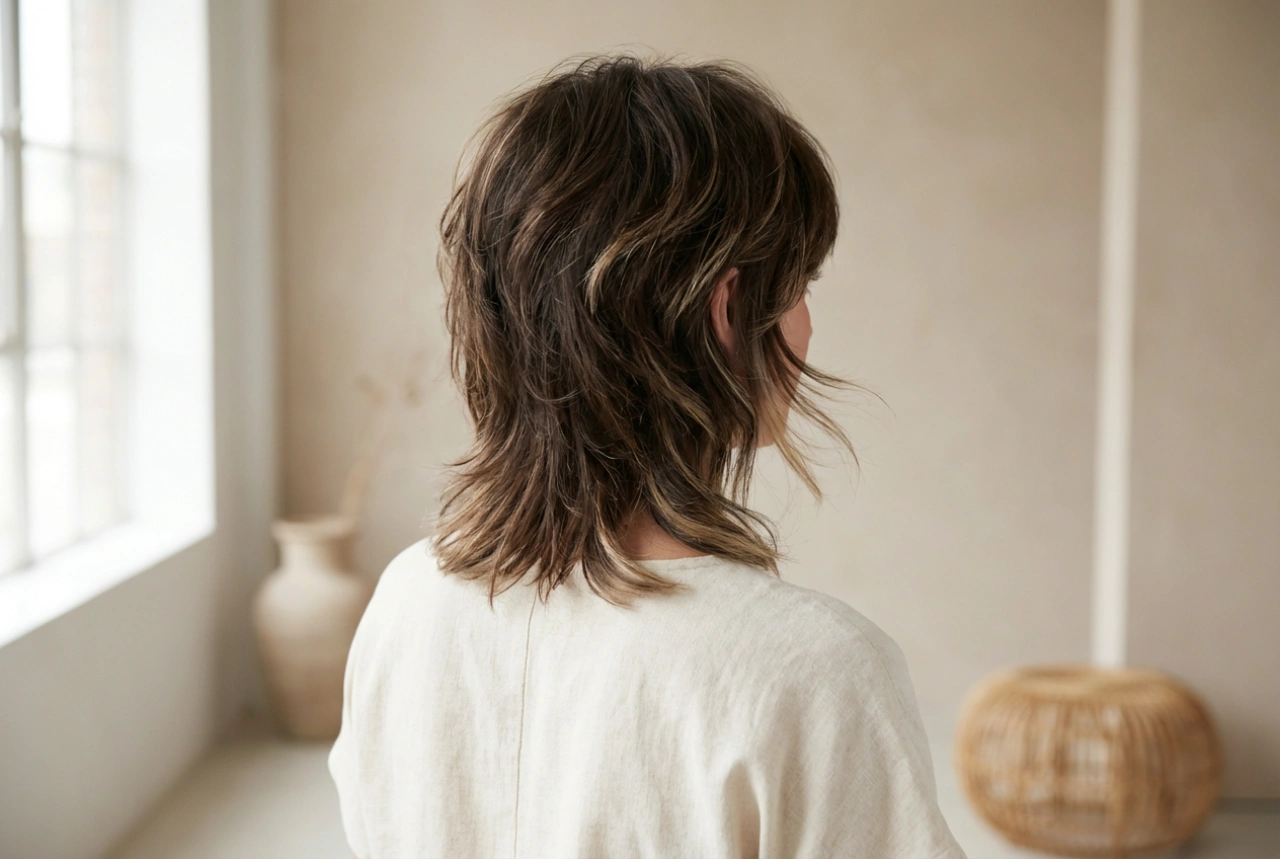 Moderní mullet: účes krok za krokem, textura a objem