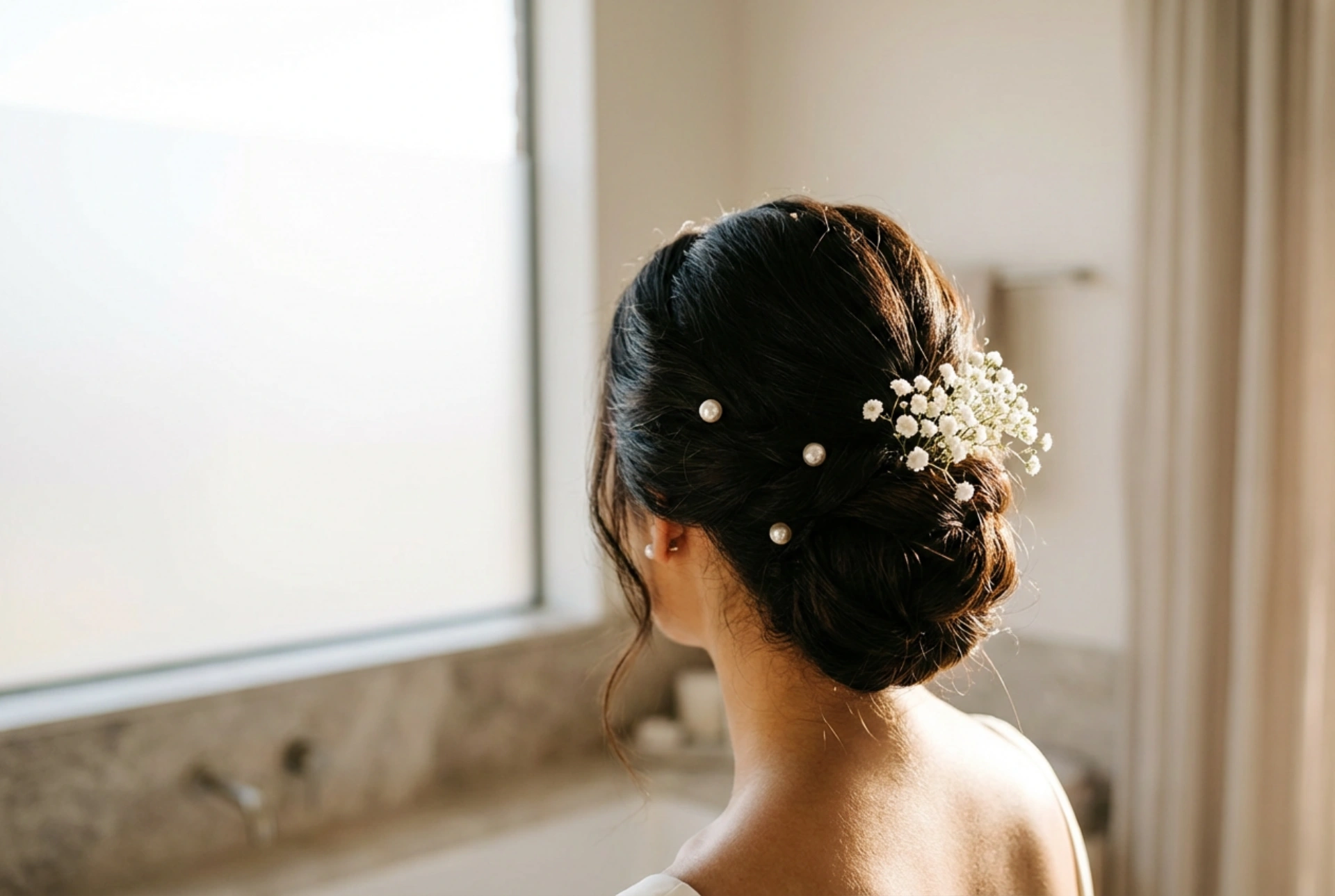 Svatební účesy: klasický drdol, romantické vlny a elegantní ozdoby