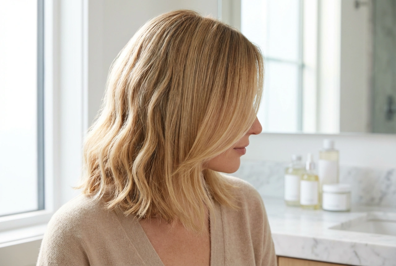 Středně dlouhé vrstvené vlasy: techniky stylingu pro hladký vzhled a vlny