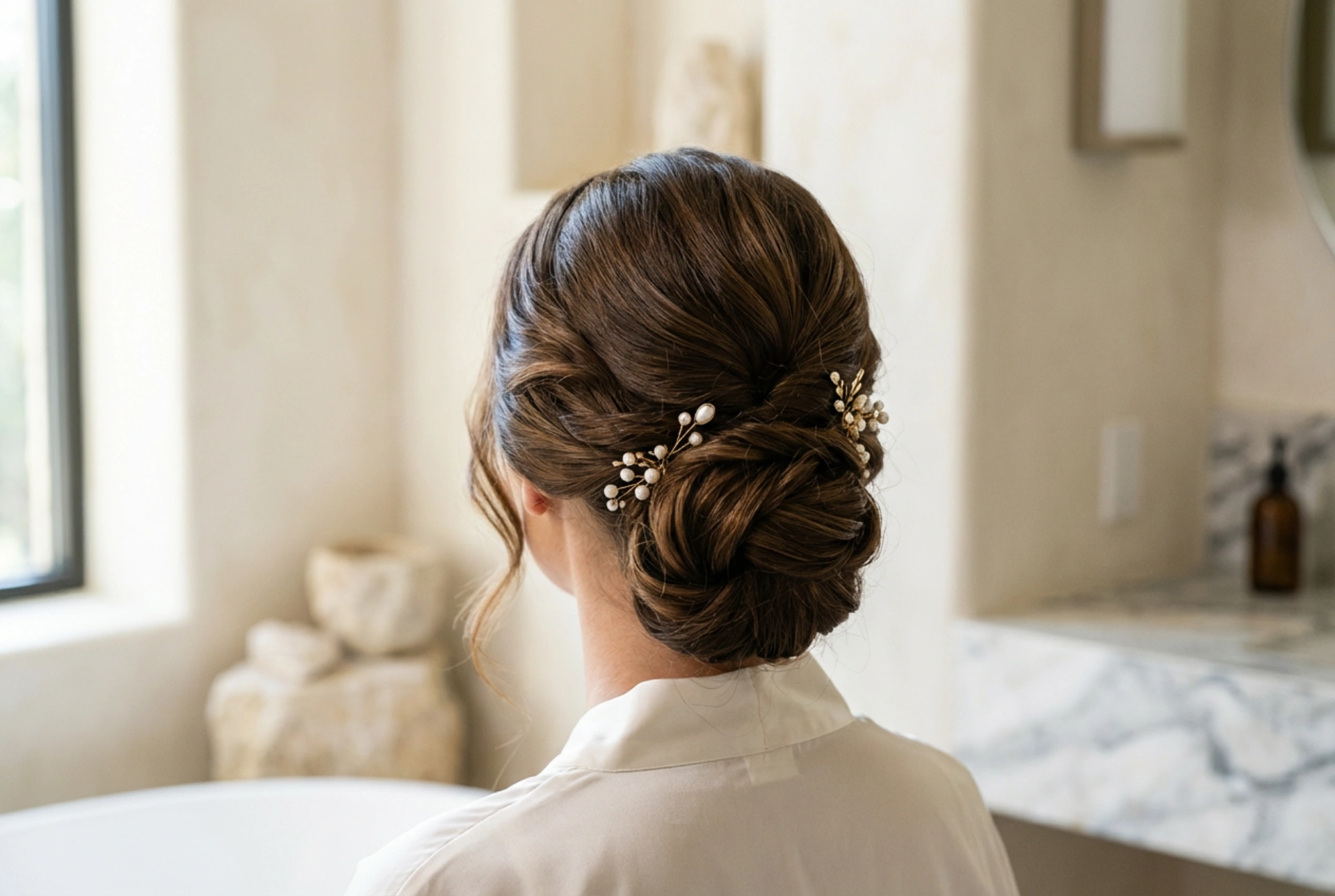 Elegantní účes na svatbu: krok za krokem, bez kadeřníka