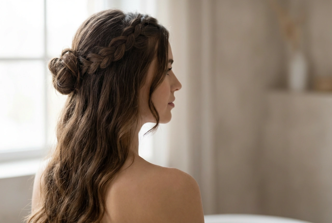 Skvělé účesy pro dlouhé vlasy: jednoduché copánky, vlny a drdoly