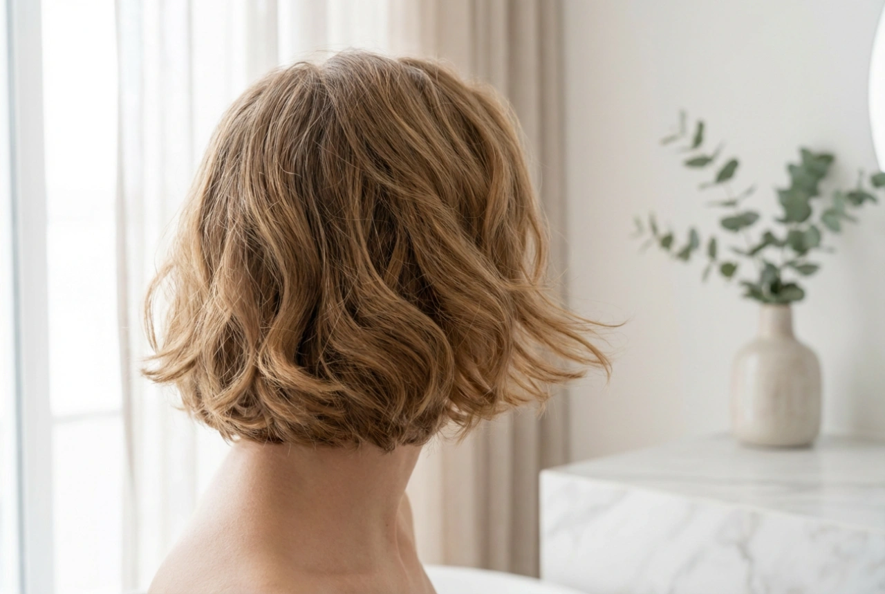 Vlny na krátké vlasy: pružný styling bez zatížení a krepatění
