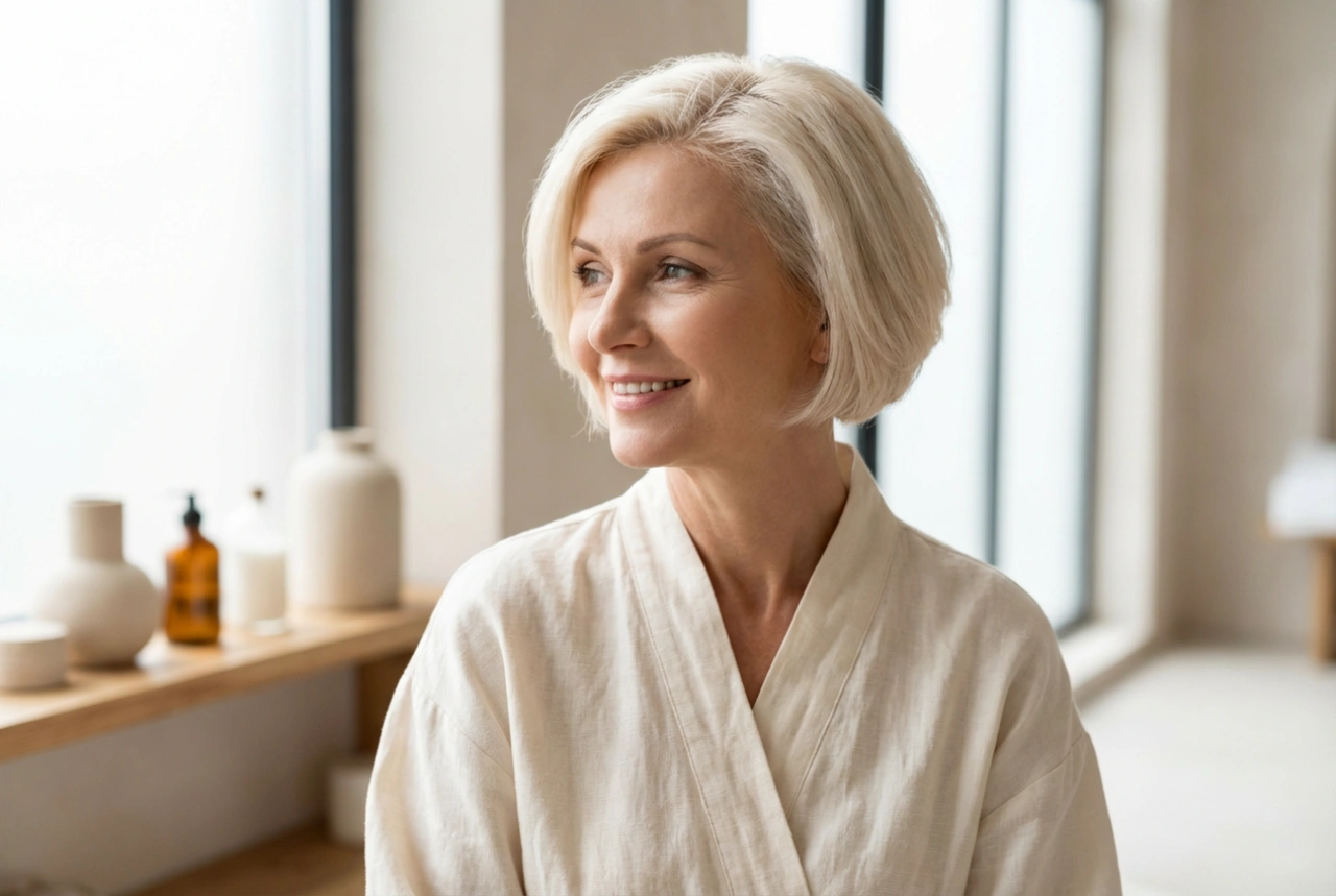 Účes bob pro ženy po padesátce: omlazující střih a styling krok za krokem