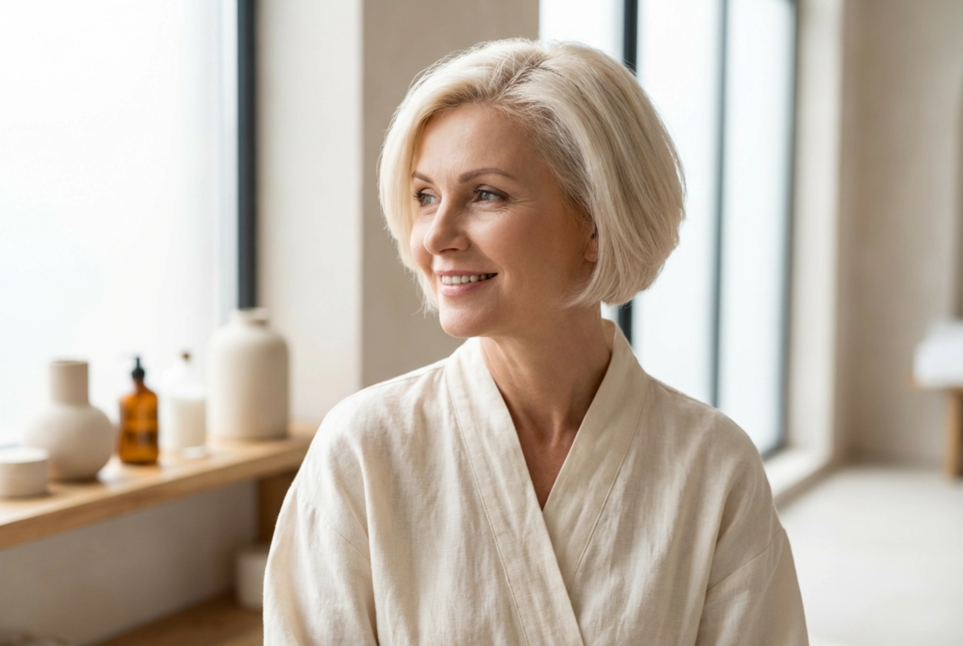 Účes bob pro ženy po padesátce: omlazující střih a styling krok za krokem