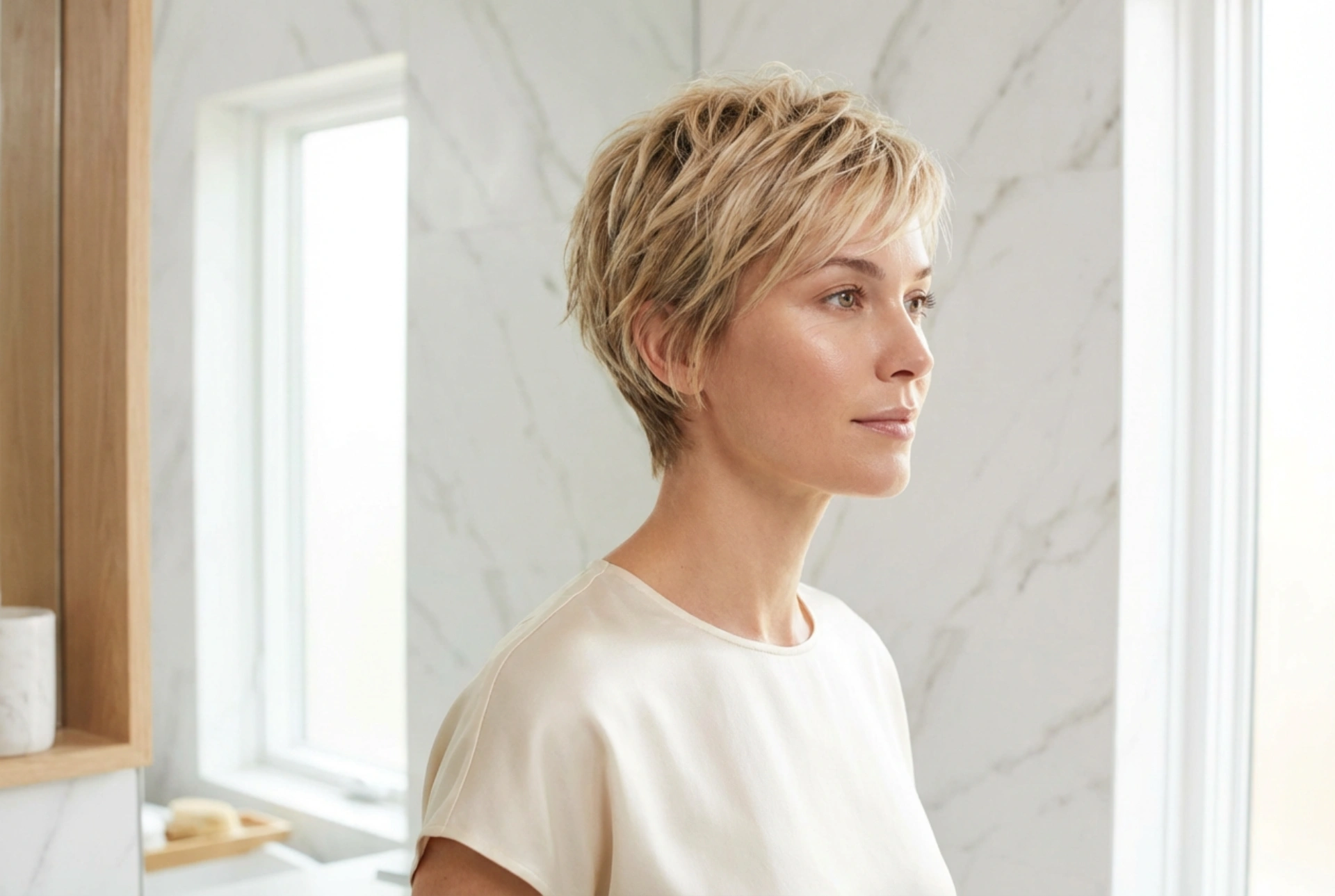 Účes pro ženy po padesátce: krátké vlasy, lehkost a snadná úprava