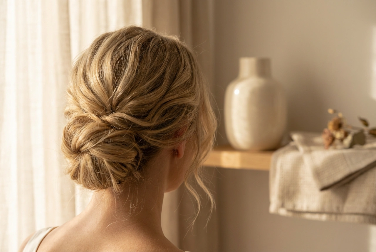 Teplo a elegance: Slavnostní účes bez zbytečného spěchu