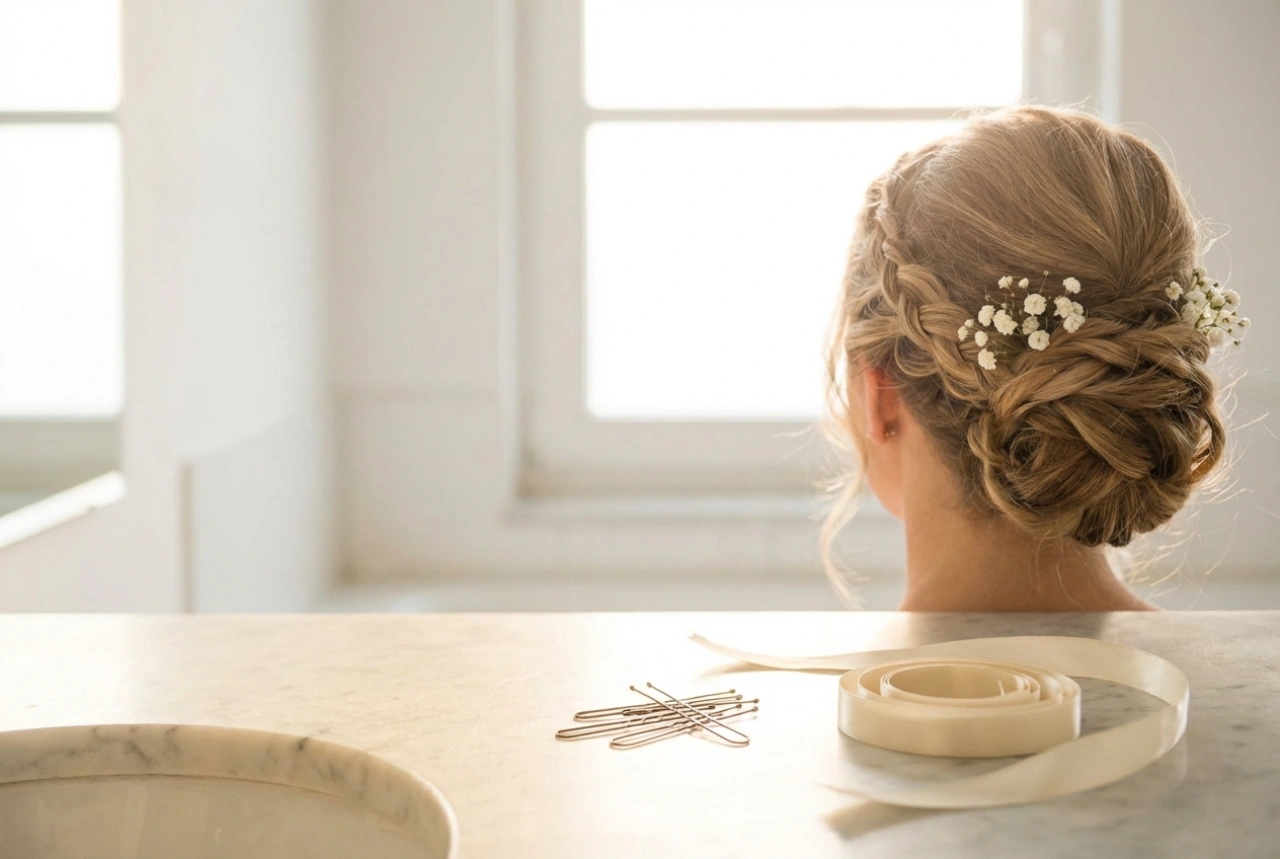 Svatební účes v domácím prostředí: Příprava, styling a dlouhá výdrž