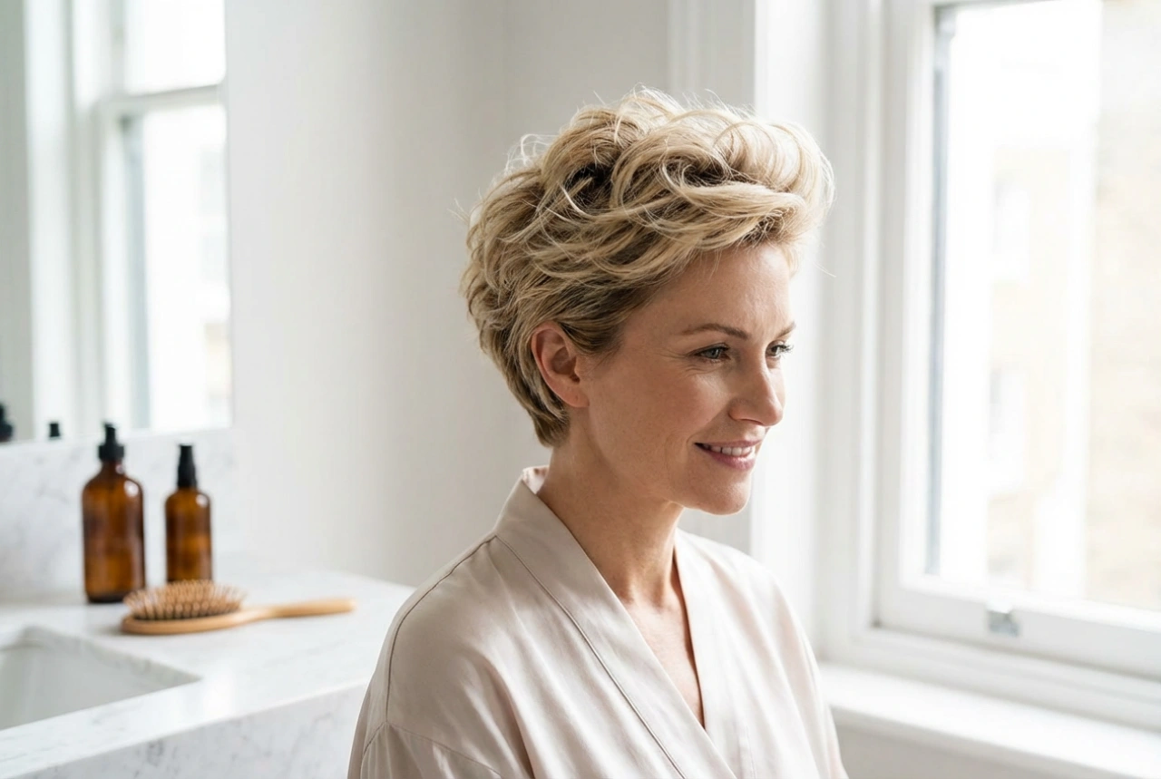 Krátké dámské účesy: rychlý styling pro každý den