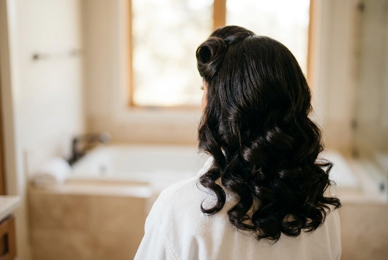 Účesy 50. let: Pin-up objem, lokny a dokonalý culík