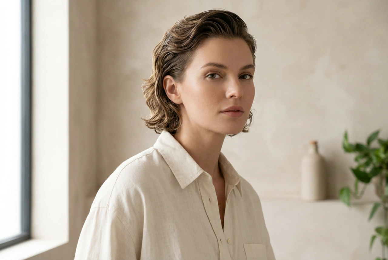 Účesy 80. let pro krátké vlasy: Mokrý vzhled, vlny a rockový šmrnc