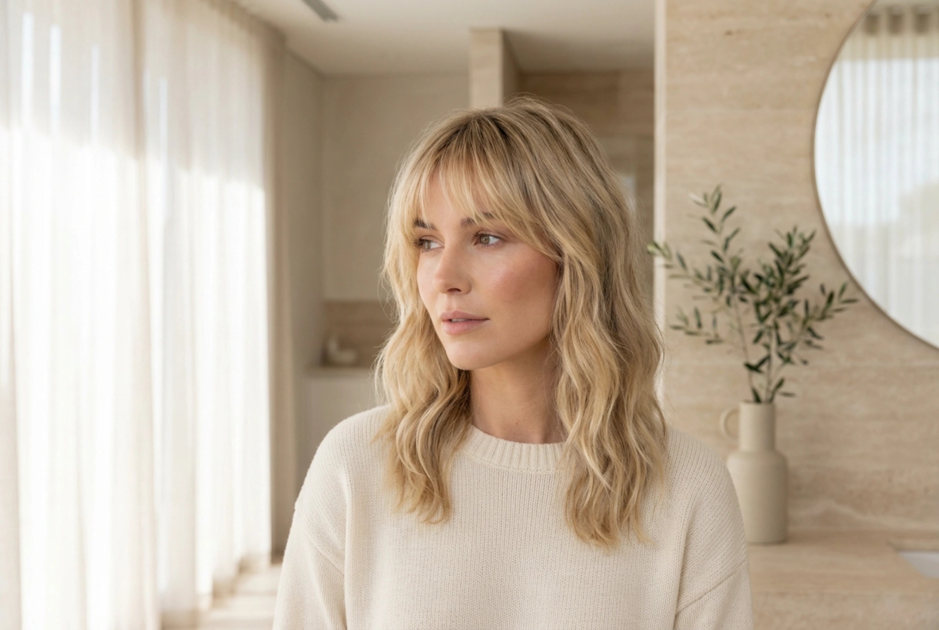 Ofina pro kulatý obličej: optické zeštíhlení bez stříhání naslepo