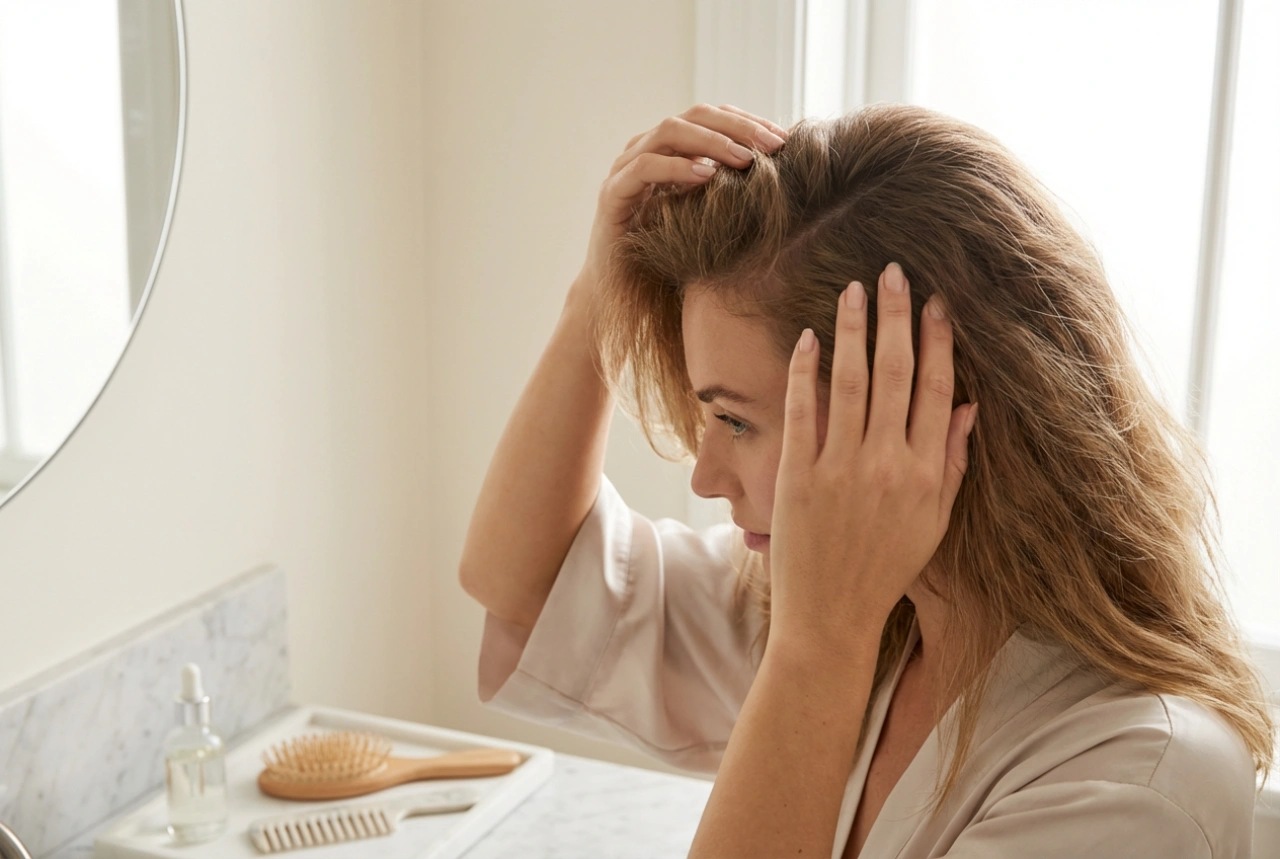 Účes pro kouty: jak upravit vlasy, aby se opticky zhustila linie vlasů