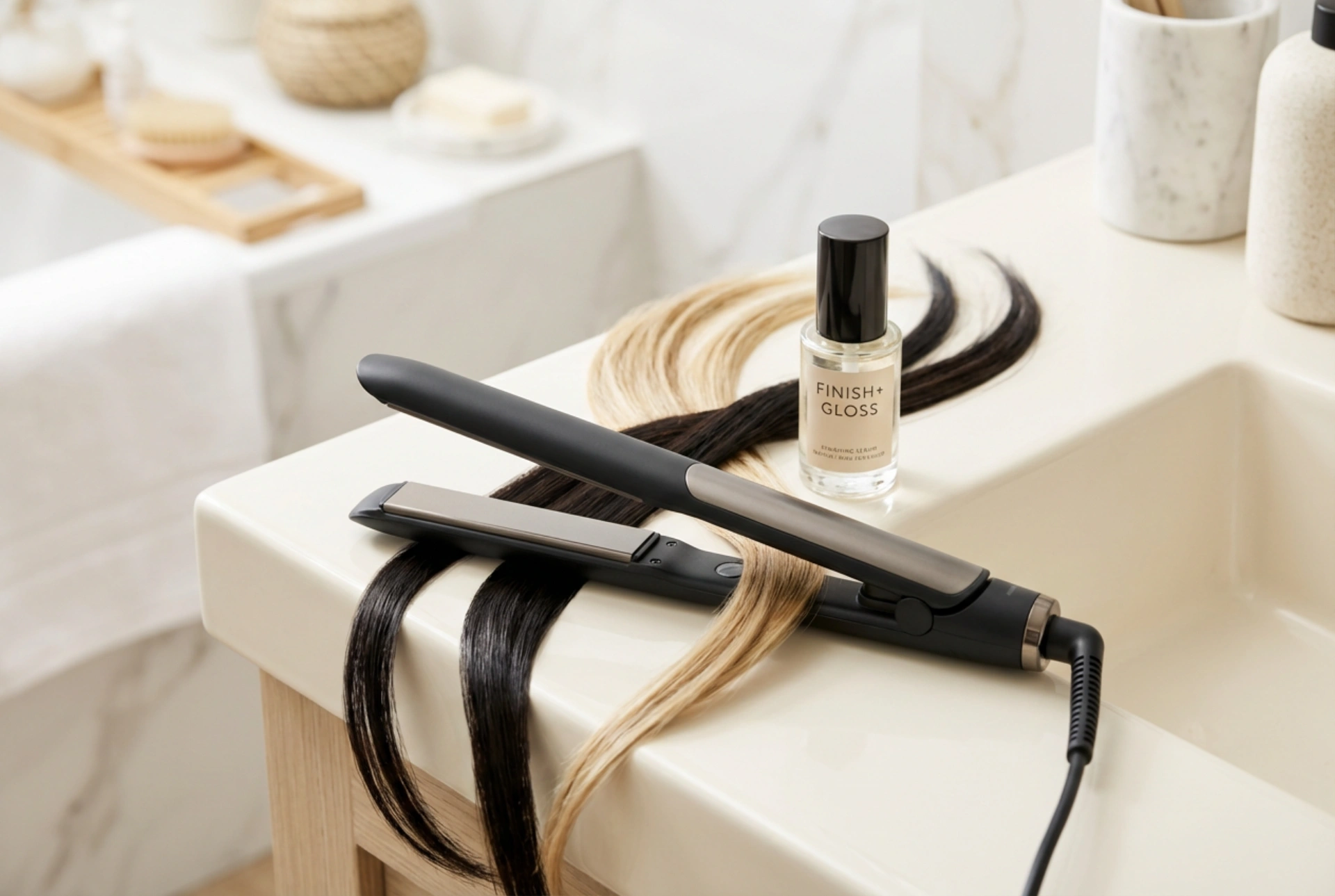 Žehlička a kulma v jednom: praktické tipy, nastavení teploty a finální úprava účesu