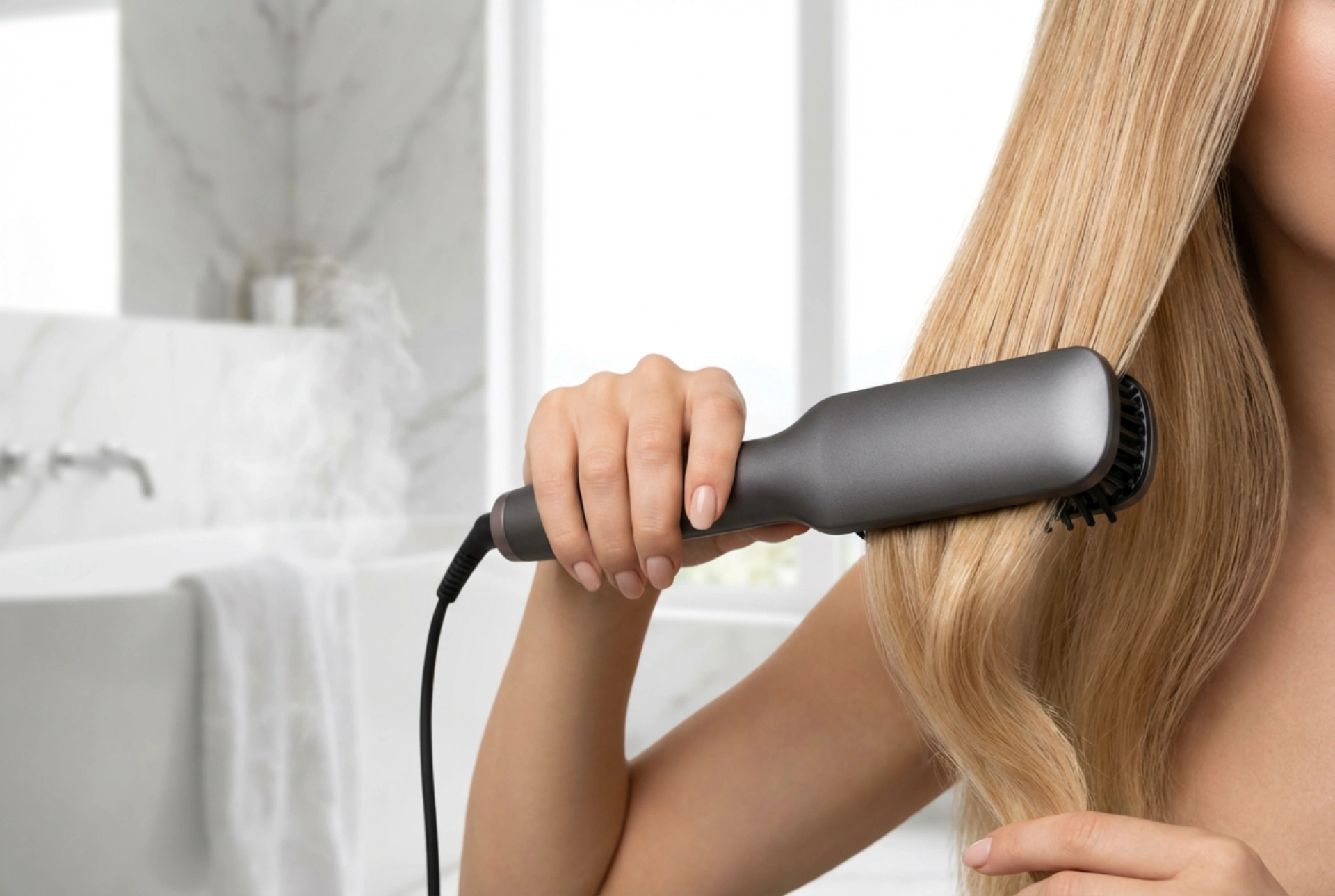 Tvarování v jednom: fén na vlasy s kartáčem