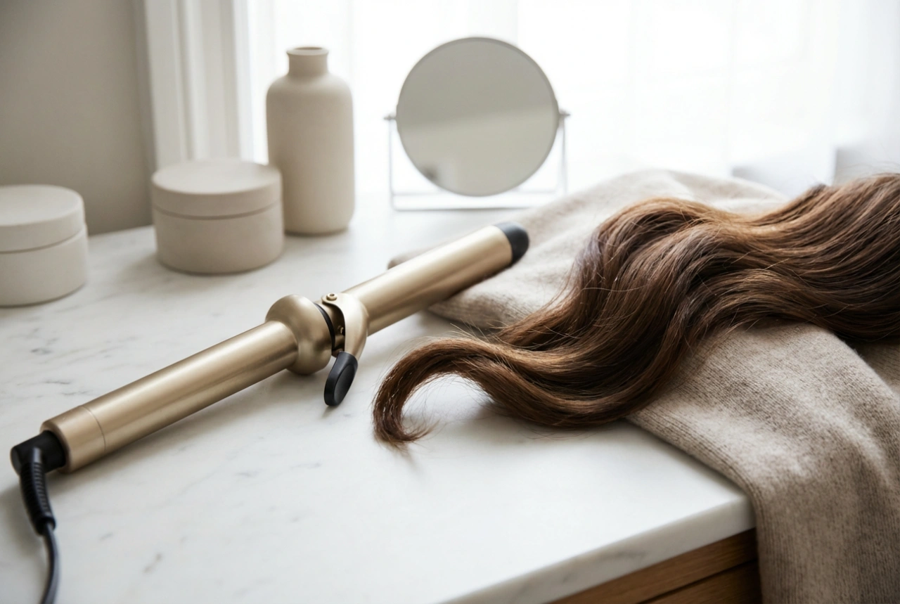 Kulma na silné lokny: správný průměr, technika a chlazení