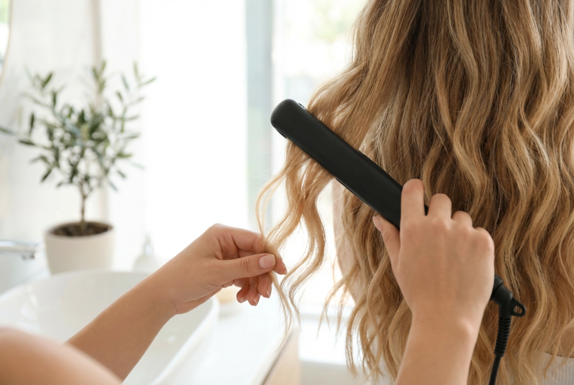 Žehlička na plážové vlny: beach waves žehličkou krok za krokem
