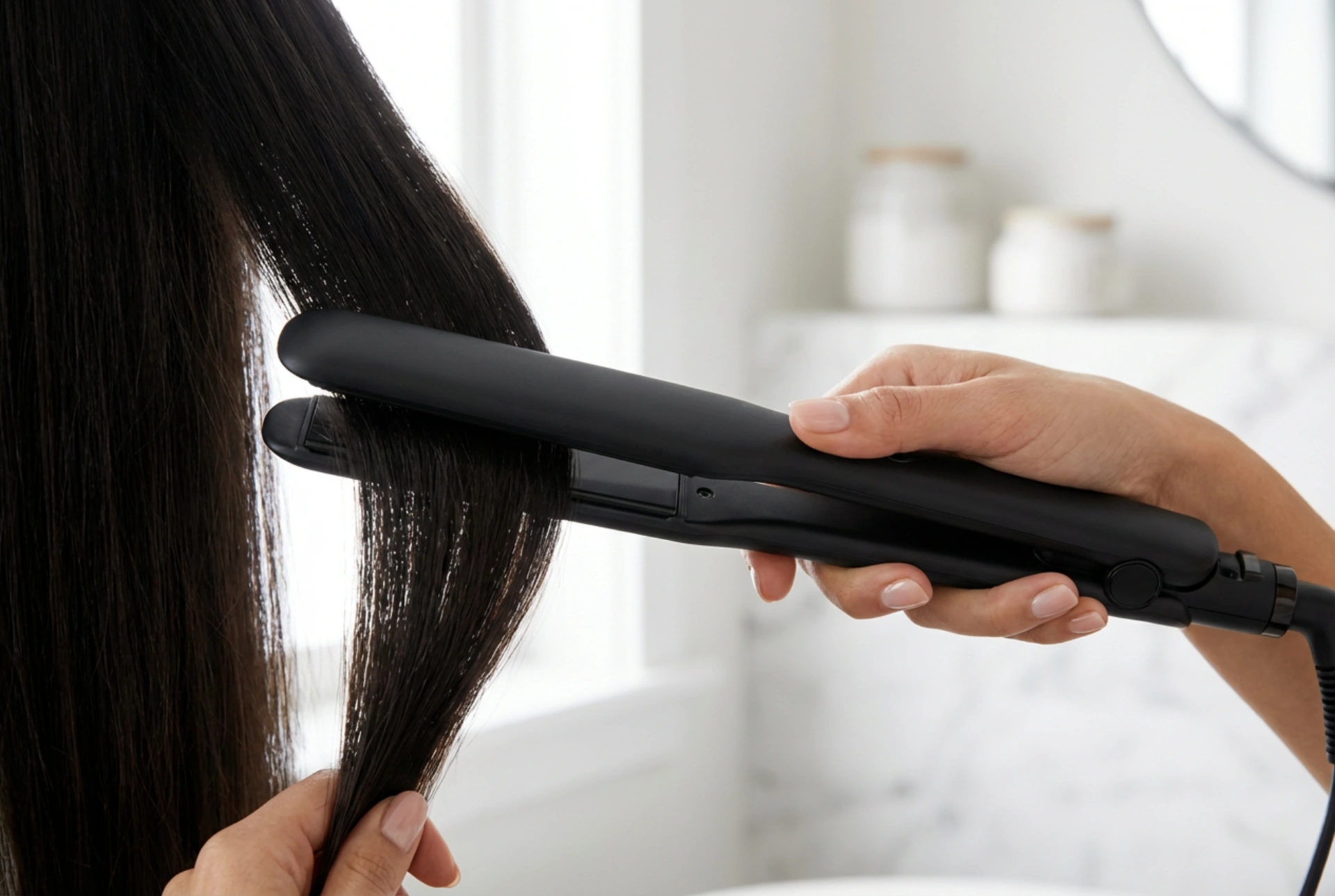 Široká žehlička na vlasy: kdy zvolit širší destičky a jak rychle žehlit