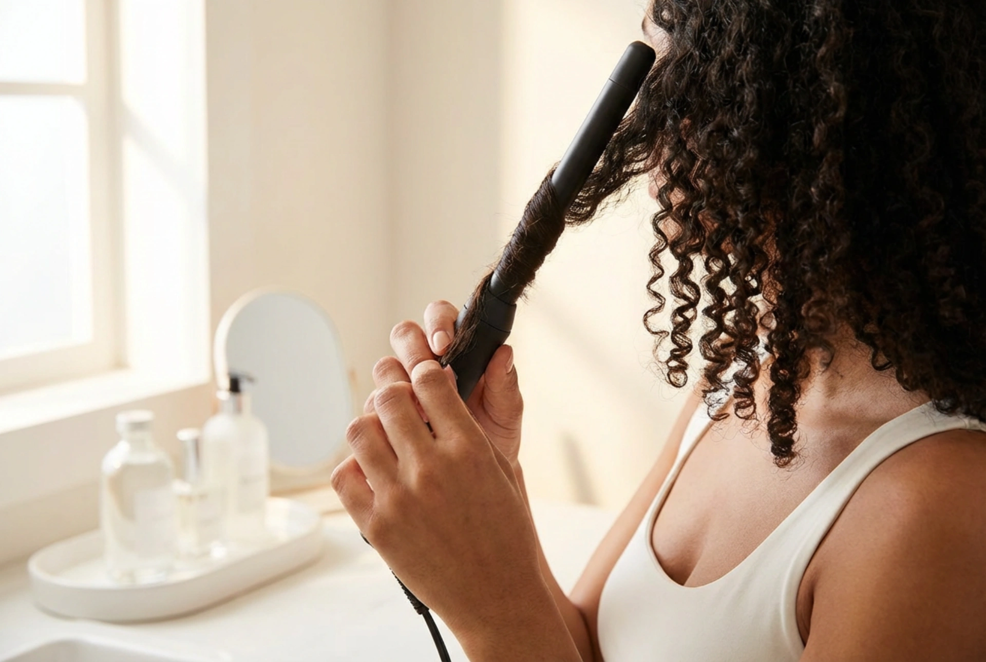 Tenká kulma: pružinky a afro lokny krok za krokem