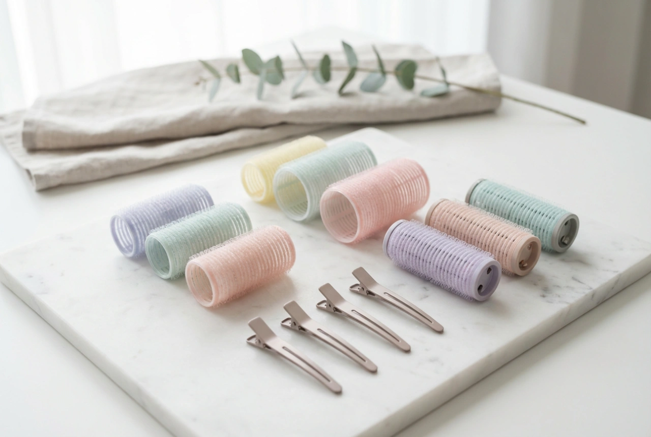 Natáčky se sponami: rychlá aplikace a spolehlivá fixace