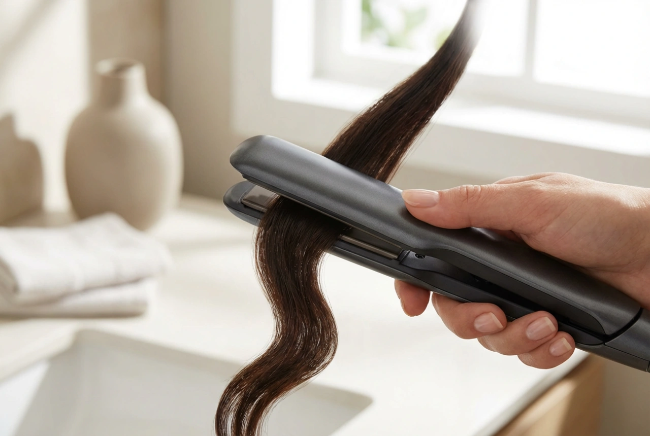 Žehlička na vlasy pro natáčení: technika vlnění na destičkách