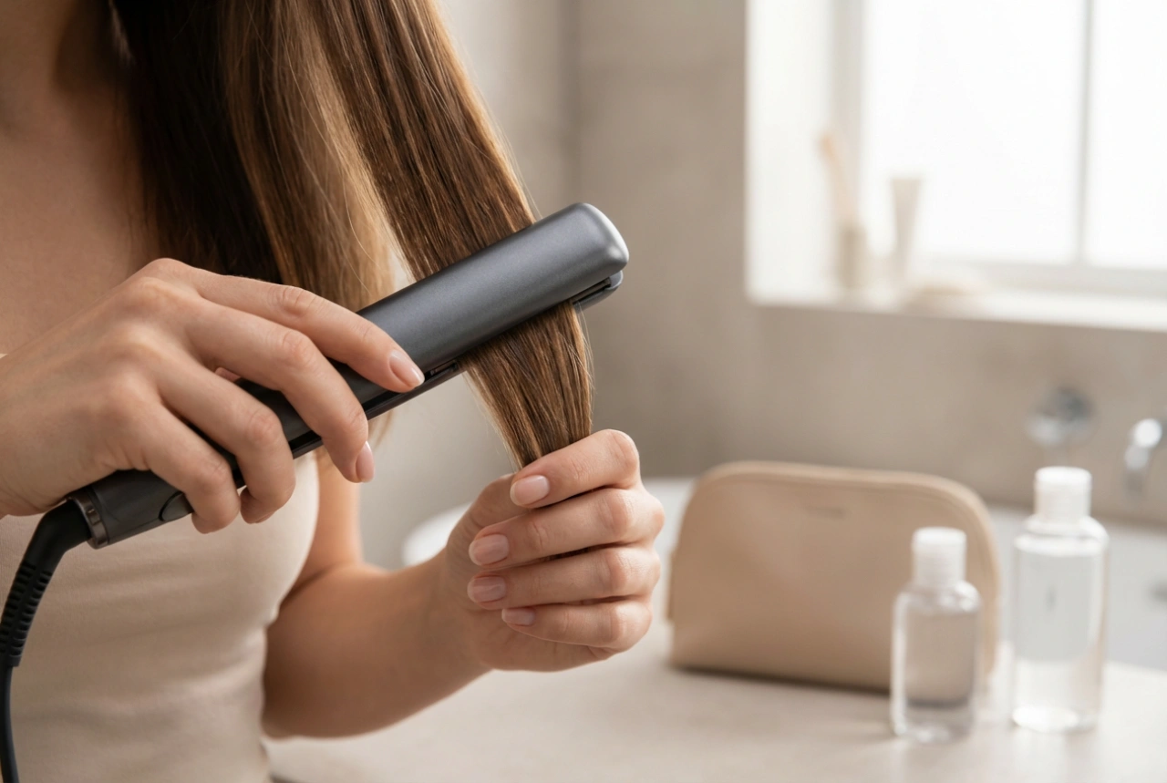 Cestovní žehlička na vlasy: Kompaktní styling na cestách