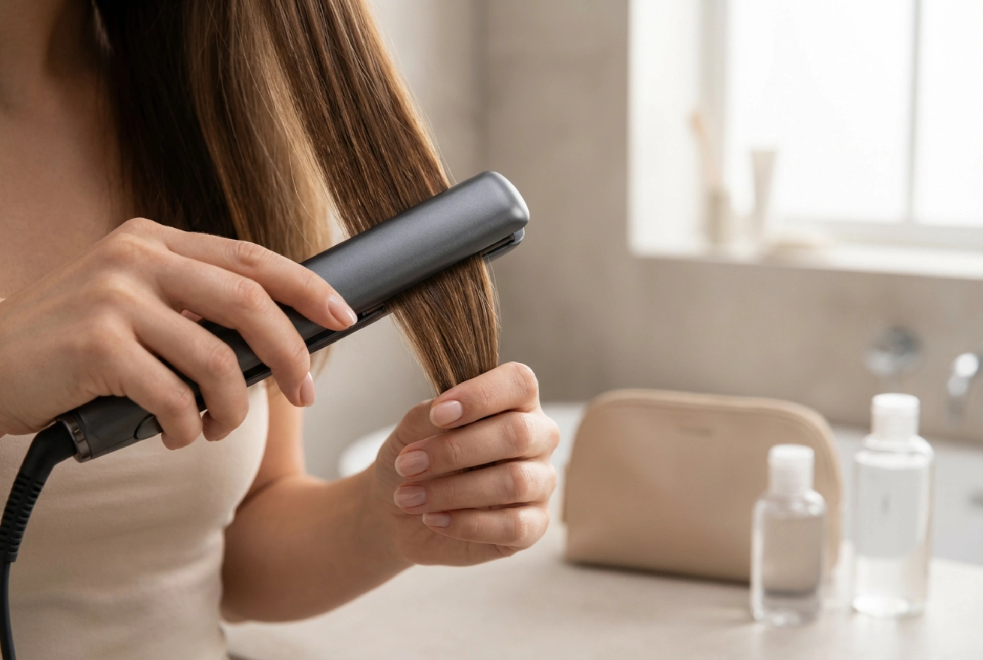 Cestovní žehlička na vlasy: Kompaktní styling na cestách