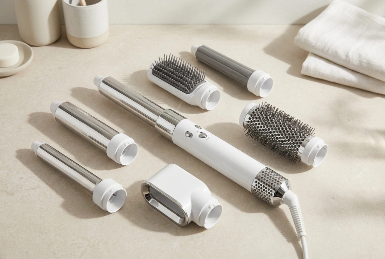 Multifunkční styler 5 v 1: K čemu slouží nástavce a jak je ovládnout