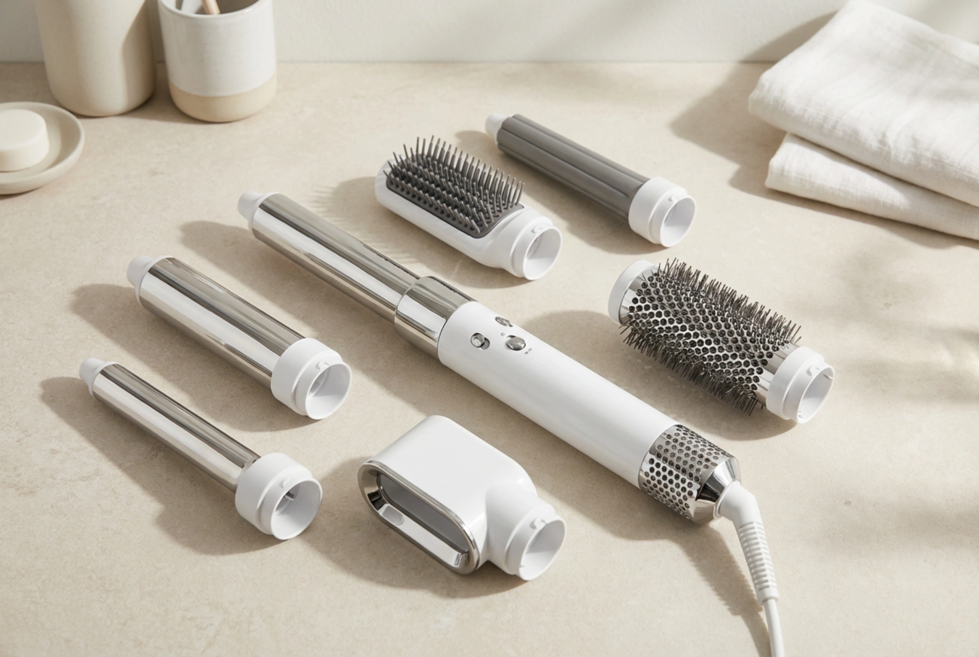 Multifunkční styler 5 v 1: K čemu slouží nástavce a jak je ovládnout