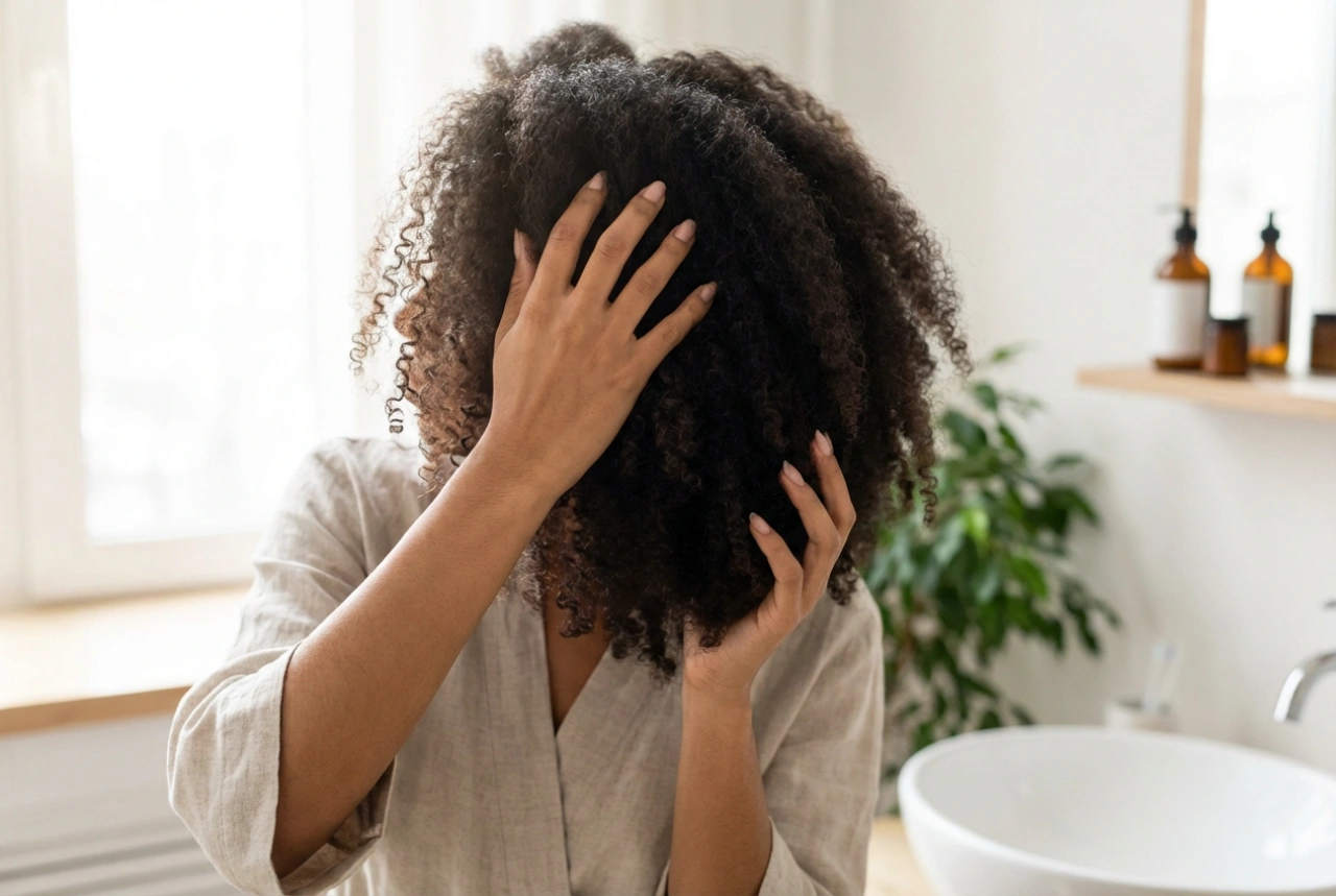 Afro kudrny na dlouhých vlasech: metody, péče a fixace