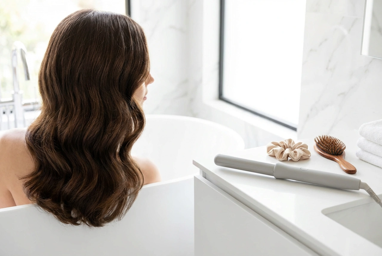 Vlny na dlouhých vlasech: metody s teplem a bez tepla