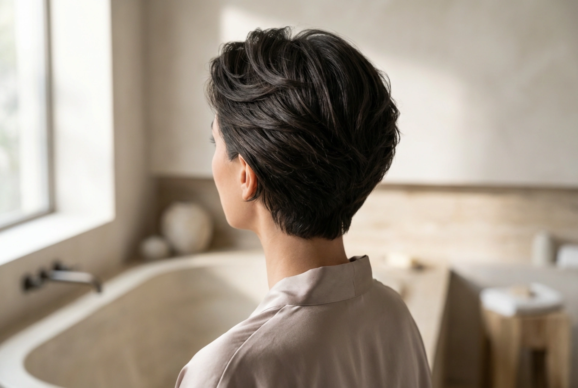 Styling krátkých vlasů: Objem, směr a konečná úprava